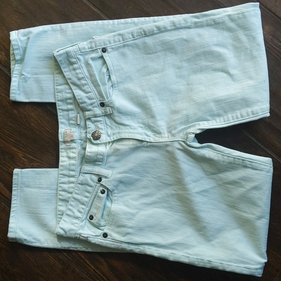 J. Crew Denim - J.Crew Light Mint Stretch Skinny Jeans - 27